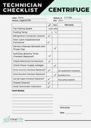 Thermo Scientific Sorvall Legend X1R Refrigerated Benchtop Centrifuge Checklist