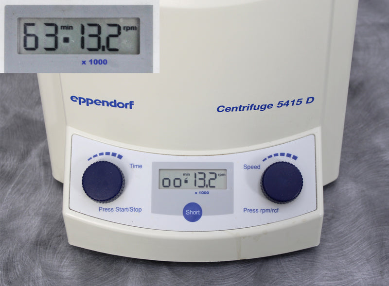 Eppendorf 5415D Benchtop Microcentrifuge 5425 and F45-24-11 Fixed-Angle Rotor