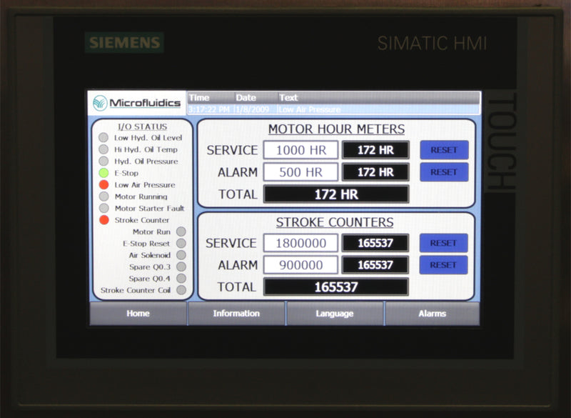 Microfluidics M700 Microfluidizer Processor 7250-20 Production Scale Homogenizer