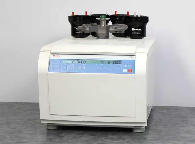 Thermo Scientific Sorvall ST16 Benchtop Centrifuge and TX-400 Swing Bucket Rotor