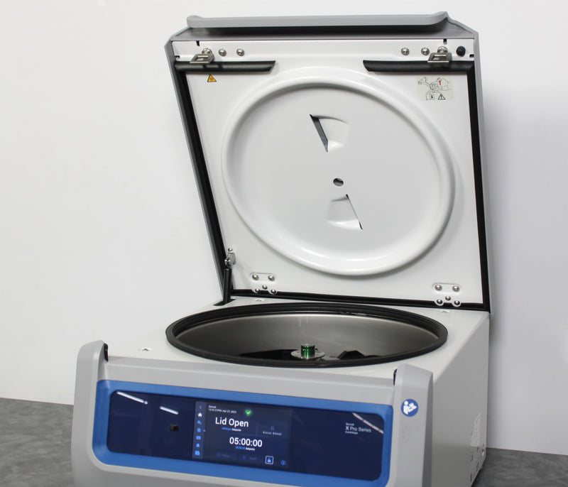 Thermo Scientific Sorvall X4 Pro-MD Benchtop Centrifuge Lid Open