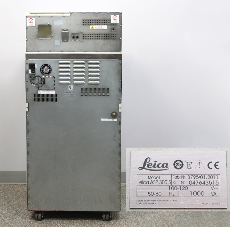 Leica ASP300S 047643515 Fully Enclosed Automated Vacuum Tissue Processor