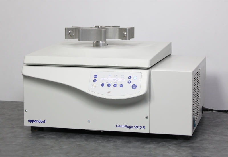 Eppendorf 5810R Refrigerated Benchtop Centrifuge 5811F with A-4-62 Swing Rotor