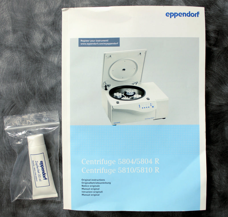 Eppendorf 5810 Benchtop Centrifuge with S-4-104 Swing Bucket Rotor