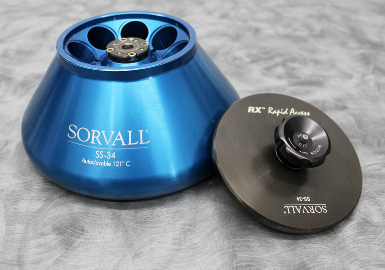 Sorvall SS-34 RX Rapid Access Fixed-Angle Centrifuge Rotor 8x50mL f/RC5B 20K RPM