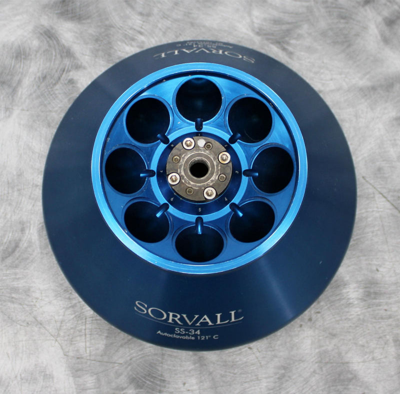 Sorvall SS-34 RX Rapid Access Fixed-Angle Centrifuge Rotor 8x50mL f/RC5B 20K RPM