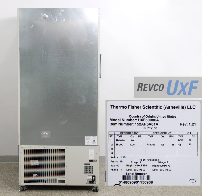 Thermo Revco UxF UXF50086A -86°C Upright ULT Ultra-Low Temperature Freezer