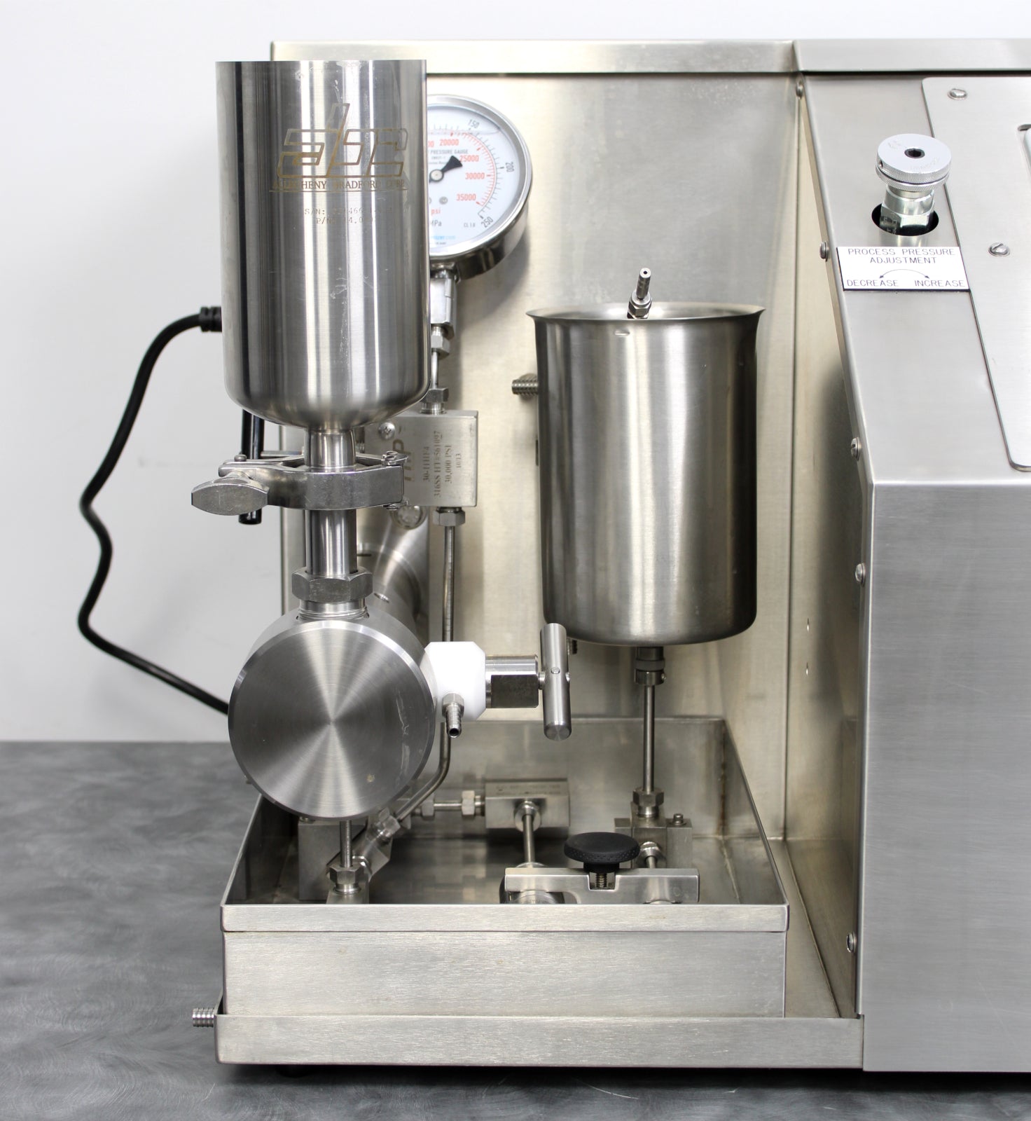 Microfluidics M-110P Microfluidizer Processor Homogenizer