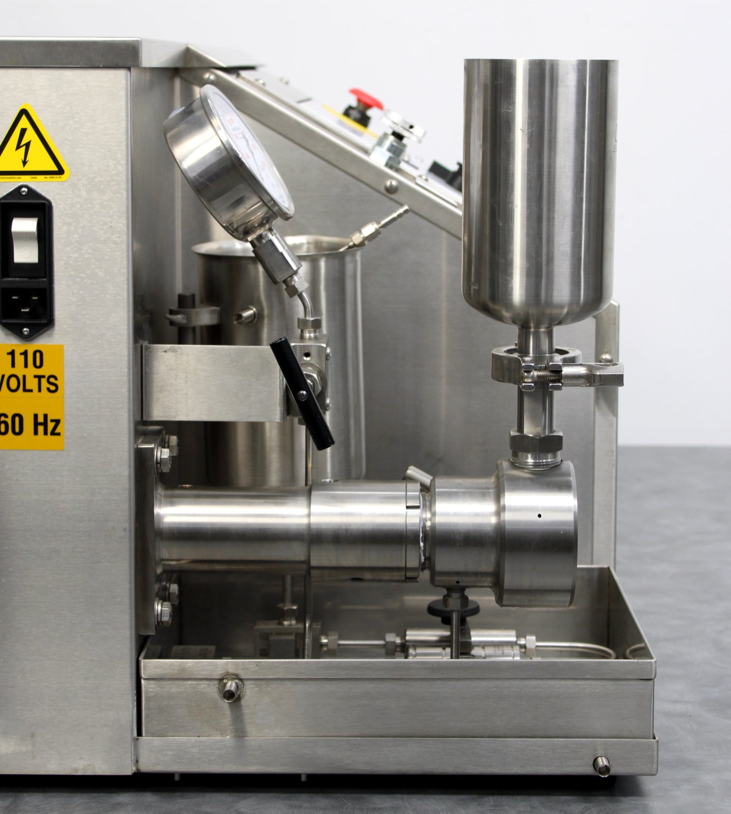 Microfluidics M-110P Microfluidizer Processor Homogenizer