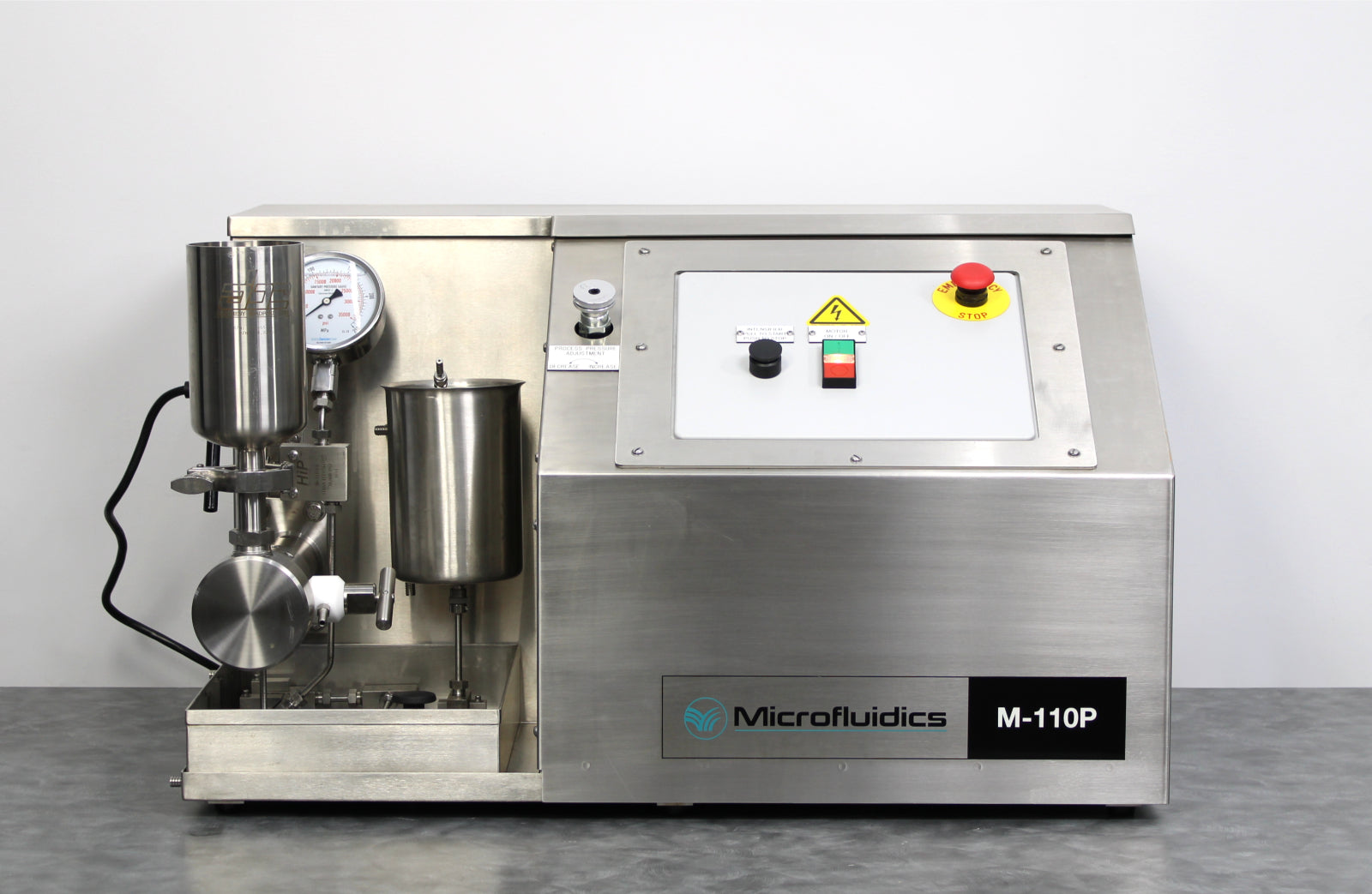Microfluidics M-110P Microfluidizer Processor Homogenizer