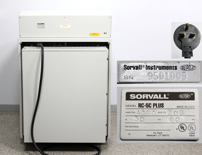 DuPont Sorvall RC-5C Plus RC-5C+ Superspeed Refrigerated Floor Centrifuge