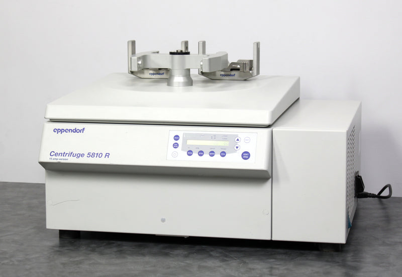 Eppendorf 5810R Refrigerated Benchtop Centrifuge w/ A-2-DWP Rotor & Carriers