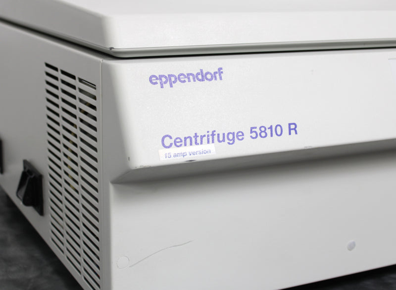 Eppendorf 5810R Refrigerated Benchtop Centrifuge w/ A-2-DWP Rotor & Carriers