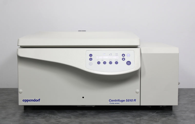 Eppendorf 5810R Refrigerated Benchtop Centrifuge 5811F w/ A-4-62 Bucket Rotor