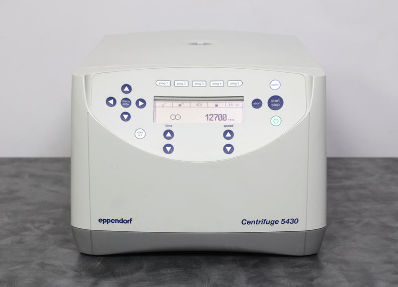 Eppendorf 5430 High-Speed Benchtop Centrifuge with FA-45-48-11 Fixed-Angle Rotor