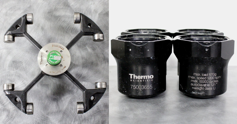 Thermo Scientific Swing Bucket Rotor (75003629) and x4 400mL buckets (75003655)