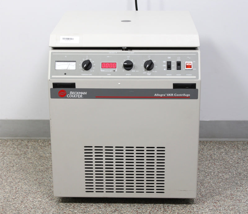 Beckman Coulter Allegra 6KR Centrifuge with 90-day Warranty