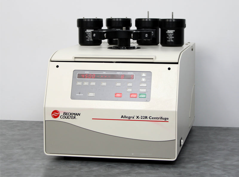 Beckman Coulter Allegra X-22R Refrigerated Benchtop Centrifuge & SX4250 Rotor