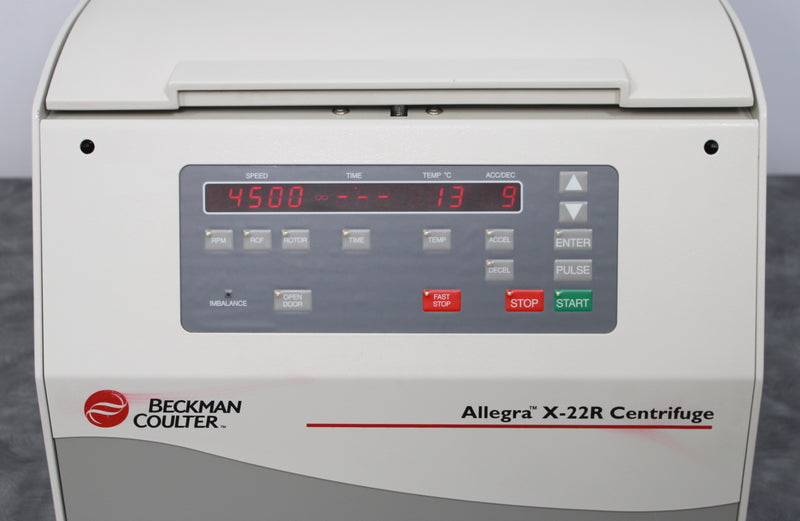 Beckman Coulter Allegra X-22R Refrigerated Benchtop Centrifuge & SX4250 Rotor