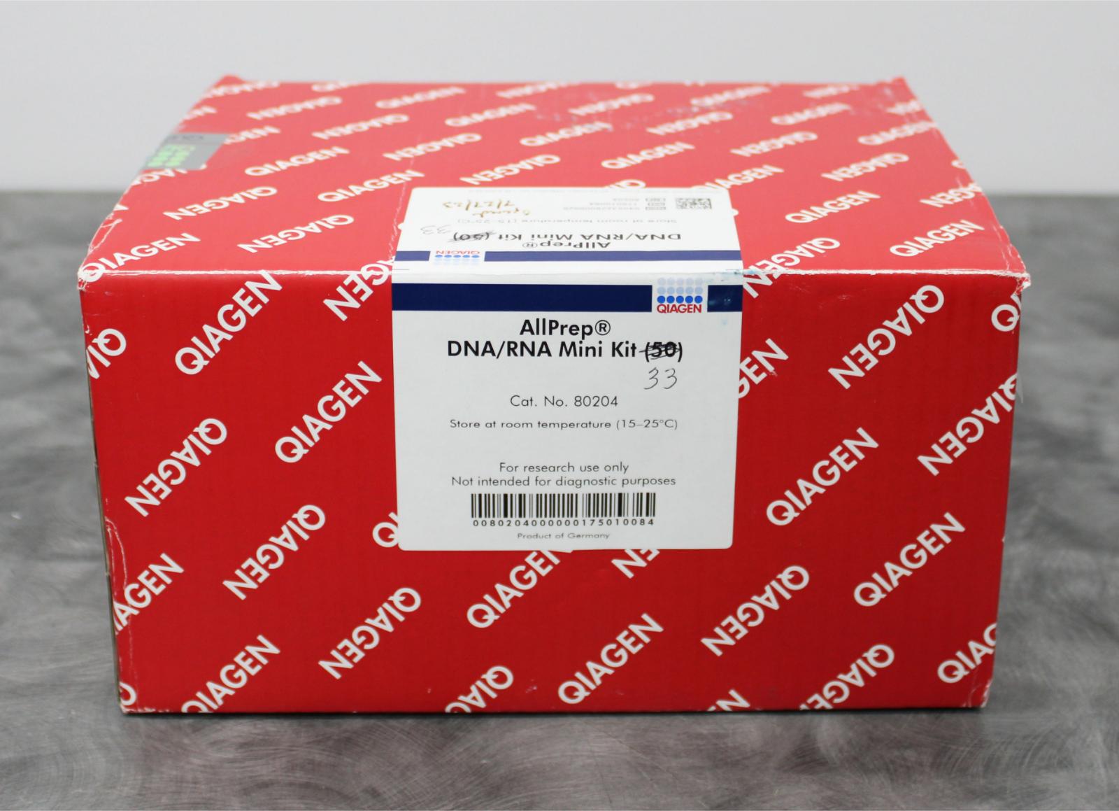 QIAGEN 80204 AllPrep DNA/RNA Purification Tissue Mini Kit 33
