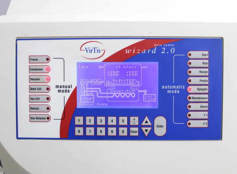 SP Scientific VirTis Advantage Plus EL-85 Benchtop Stoppering Shelf Freeze Dryer