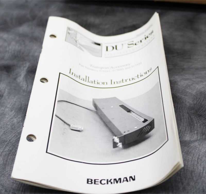 Beckman Coulter Part 517522 DU Series Transport Accessory for DU800 Spectrometer