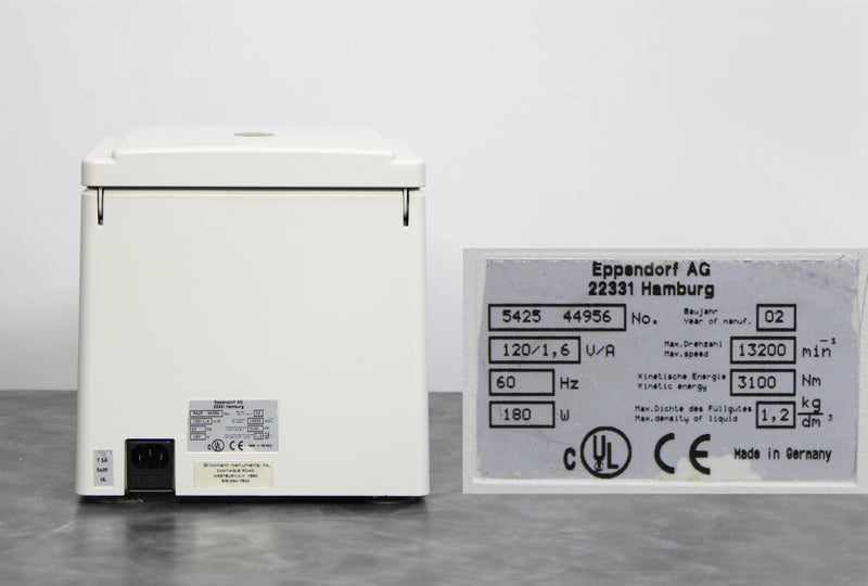 Eppendorf 5415D Benchtop Microcentrifuge 5425 with F45-24-11 FA Rotor