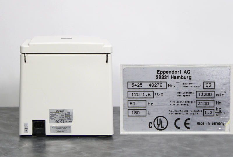 Eppendorf 5415D Benchtop Microcentrifuge 5425 and F45-24-11 Rotor