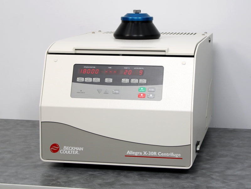 Beckman Coulter Allegra X-30R Refrigerated Benchtop Centrifuge and F1010 Rotor