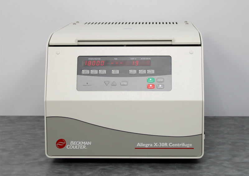 Beckman Coulter Allegra X-30R Refrigerated Benchtop Centrifuge and F1010 Rotor