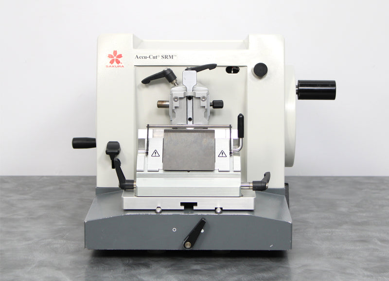 Sakura Accu-Cut SRM 200 CW Manual Rotary Microtome 1429 with Blade Holder