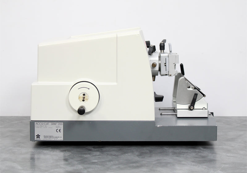 Sakura Accu-Cut SRM 200 CW Manual Rotary Microtome 1429 with Blade Holder