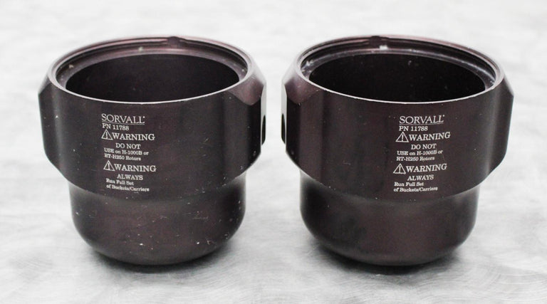 x2 Sorvall 11788 Centrifuge Rotor Swing Buckets 750mL for RT6000B Rotor