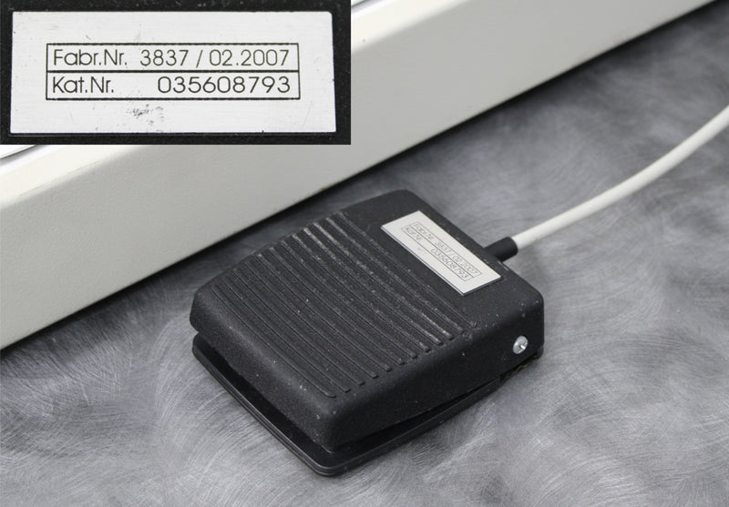 Leica EG1160 Tissue Embedding Center and Cold Plate 038630351 with Foot Pedal