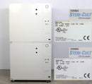 Thermo Scientific 3310 Forma Steri-Cult Double Stack CO2 Incubators Back Panel, Name Plates with Serial Numbers and Voltage Requirements, Logos