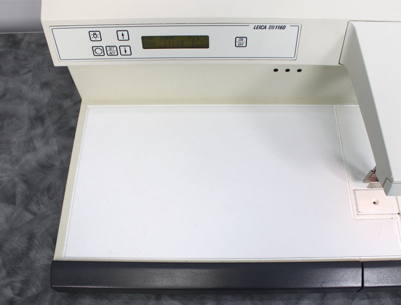 Leica EG1160 Tissue Embedding Center with Cold Plate 038630527 with Foot Pedal