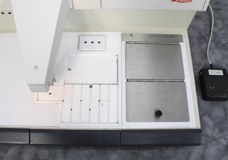 Leica EG1160 Tissue Embedding Center with Cold Plate 038630527 with Foot Pedal