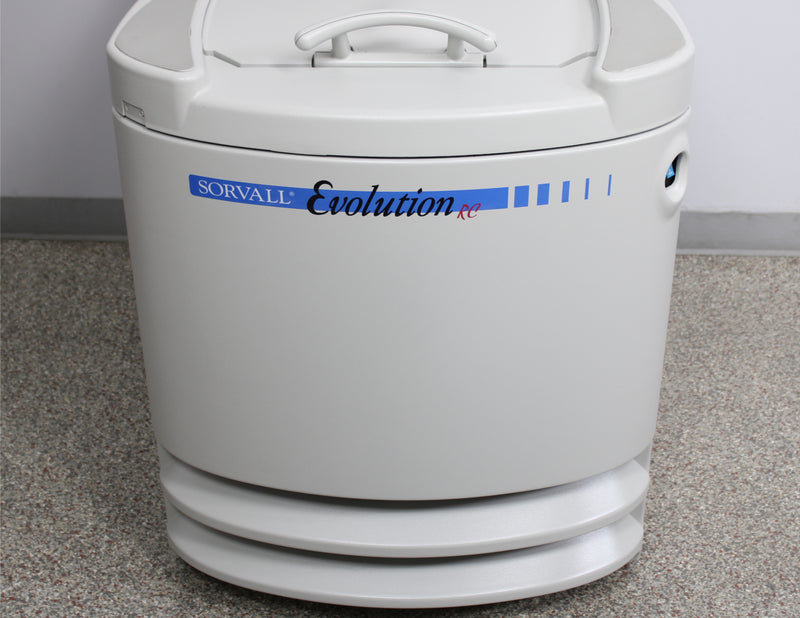 Kendro Sorvall Evolution RC high-speed refrigerated floor centrifuge front logo