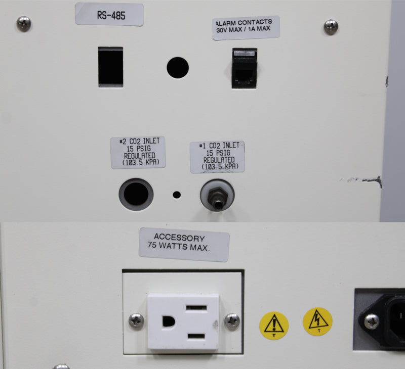 Thermo Forma 3310 Steri-Cult Stainless Steel CO2 Incubator Ports and Inlets