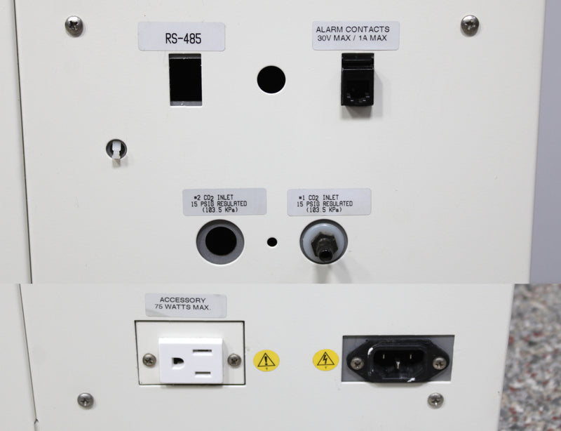 Thermo Forma 3310 Steri-Cult Stainless Steel CO2 Incubator Ports and Inlets