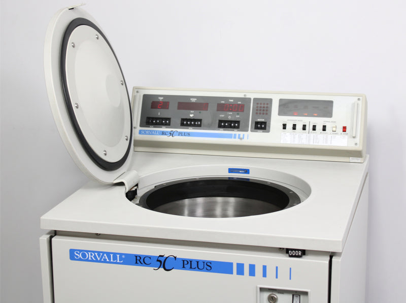 Sorvall RC-5C Plus High-Speed Refrigerated Floor Centrifuge Lid Open