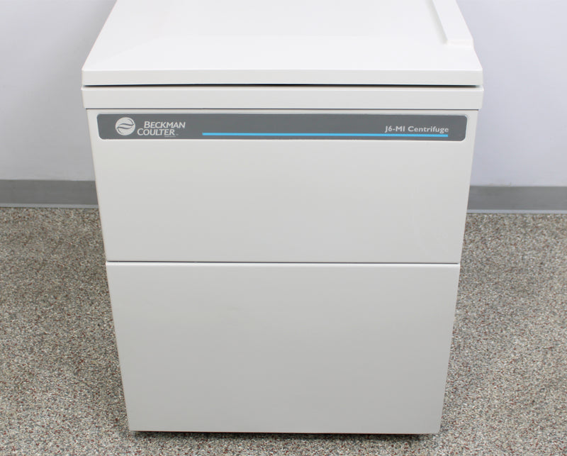 Beckman Coulter J6-MI High-Capacity Refrigerated Floor Centrifuge Front Panel