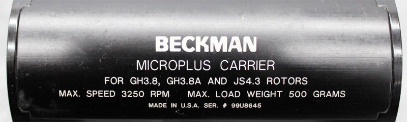 x2 Beckman Coulter Centrifuge Rotor Microplus Carriers for GH3.8, GH3.8A, JS4.3