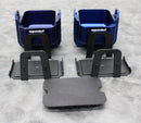 x2 Eppendorf 022638935 Centrifuge Rotor Rectangle DWP Buckets for S-4-104
