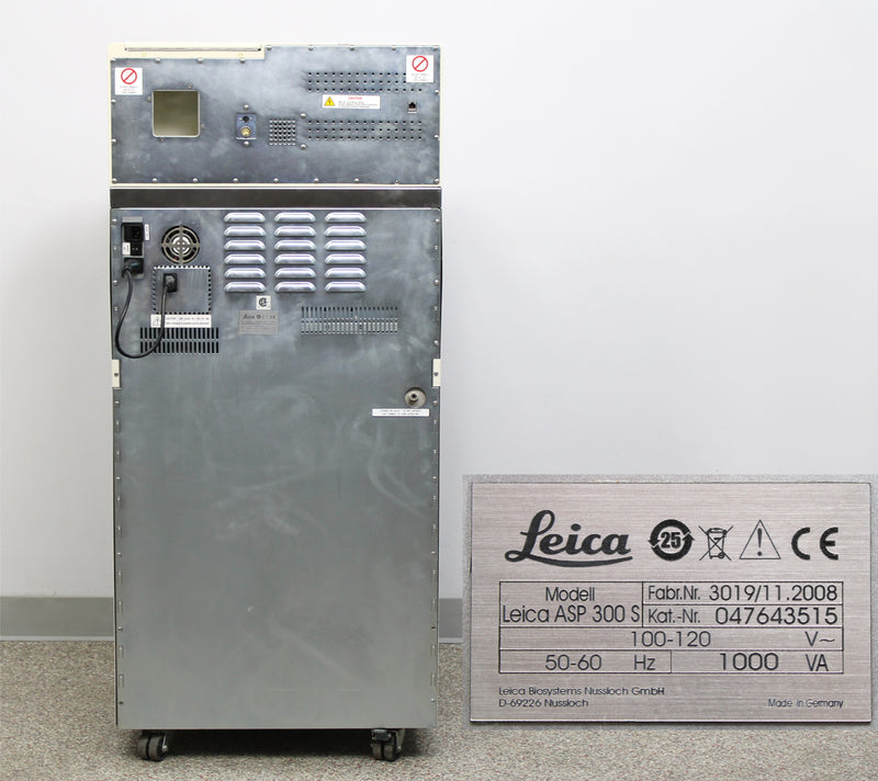 Leica ASP300S Fully Enclosed Automated Vacuum Floor Tissue Processor 047643515