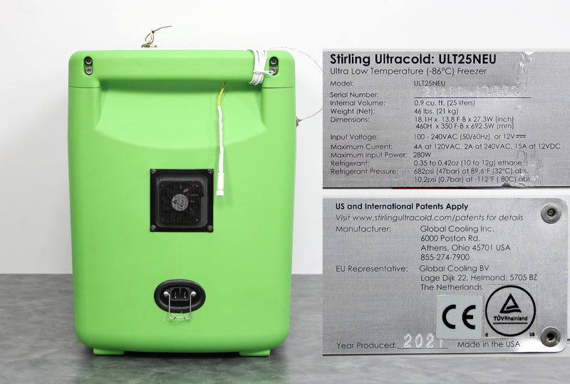 Stirling Ultracold -86°C ULT25NEU ULT Ultra-Low Temperature Freezer 21111-13033