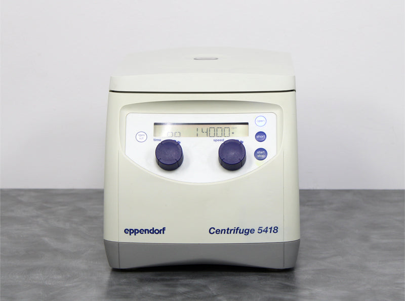 Eppendorf 5418 Benchtop Microcentrifuge with Fixed Angle Rotor FA-45-18-11