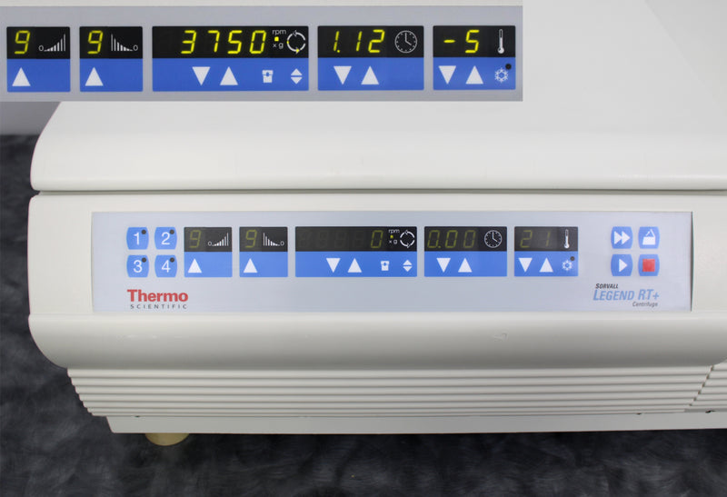 Thermo Sorvall Legend RT+ Refrigerated Benchtop Centrifuge 75004377 and Rotor