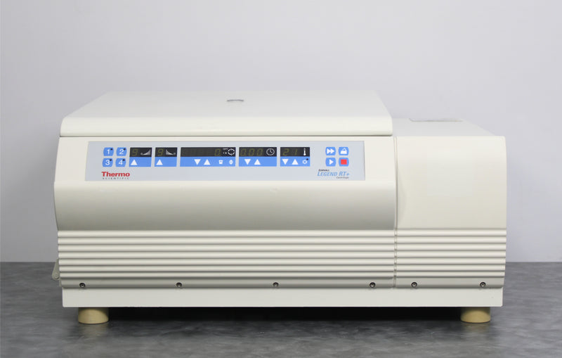 Thermo Sorvall Legend RT+ Refrigerated Benchtop Centrifuge 75004377 and Rotor