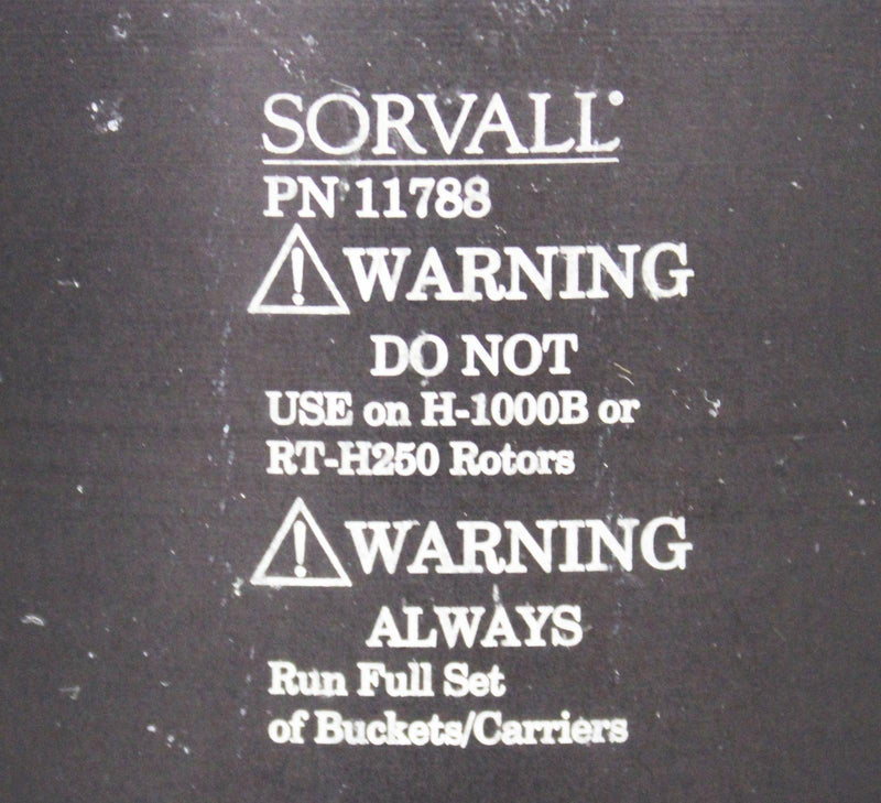 Lot of 2 Sorvall 11788 Centrifuge Rotor Swing-Buckets 750mL for RT6000B Rotors